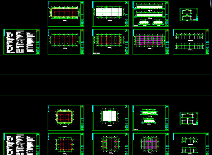 龙岩钢结构厂房图纸