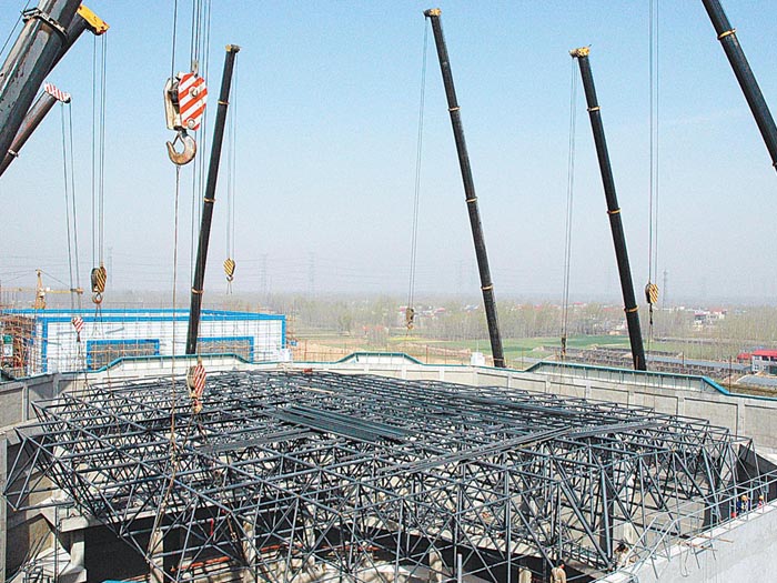 龙岩网架高空滑移法