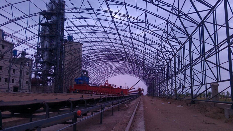 龙岩煤棚网架安装